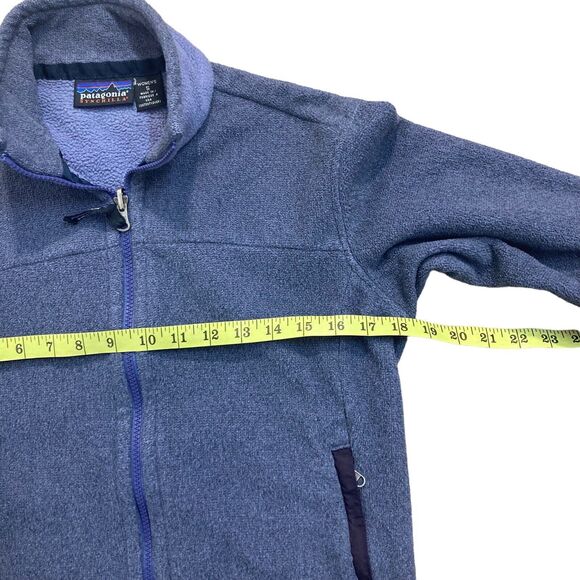 Vintage Patagonia Women’s Small Synchilla Polar Basin Jacket Full Zip Lavender - Picture 9 of 9